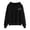 Black, variant on Certgust Essential Hoodie Womens Cropped Sweatshirt with Pocket Long Sleeve Casual Hoodie Modern Cropped Silhouette for Trendy Streetwear Looks