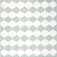 thumbnail image 5 of Safavieh Dhurries Blue Contemporary Rug - Round 7', 5 of 5