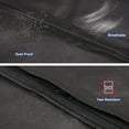 thumbnail image 6 of 1 Pack 47" Garment Bags for Travel and Hanging Clothes Storage, Suit Covers with Handles Breathable Foldover Suit Bags for Traveling Clothes Protector for Gowns Dresses Sweaters, Black, 6 of 8