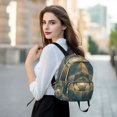 thumbnail image 6 of JIALIOU Mini Backpack Purse for Women Quilted Casual Daypack Small Travel Shoulder Bag, Abstract Clear Cerulean Geometric, 6 of 7
