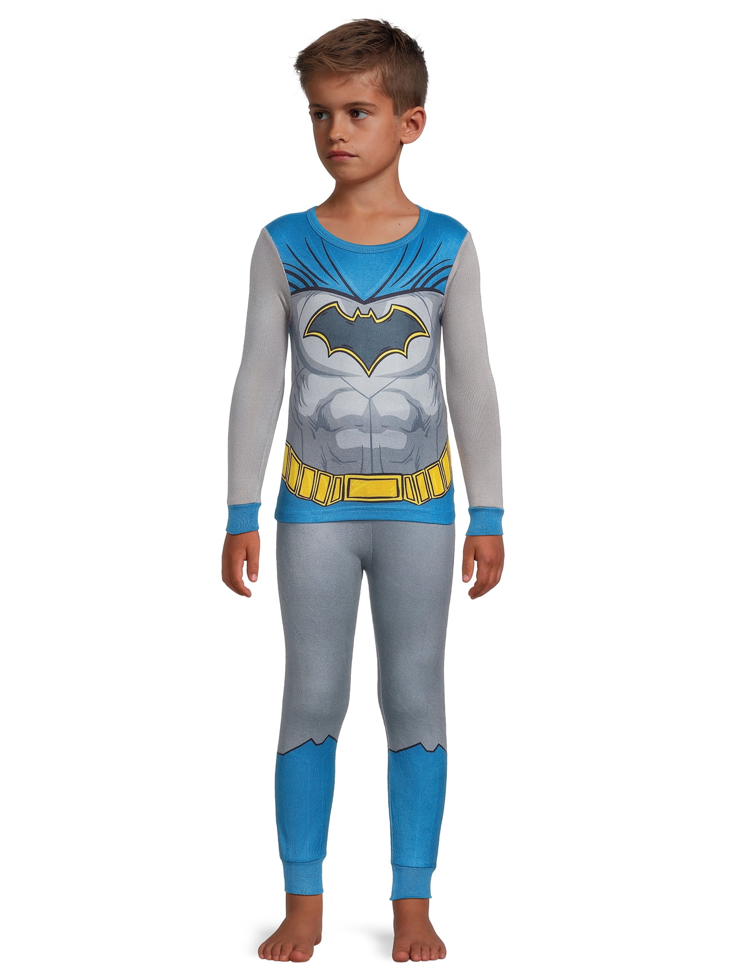 Batman Boys Cosplay Pajama Set, 2-Piece, Sizes 4-10
