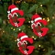thumbnail image 3 of Colgante de árbol de Navidad de acrílico 2D con letras | Juego de 26 adornos con iniciales del alfabeto para decoración navideña, 3 of 6