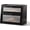 Black, variant on Bamboo Bread Box 2 Tiered for Kitchen Counter-Large Capacity Wood Bread Basket Storage Container Bread Box with Window Bread Holder with Shelf Vitamin Bottle Storage