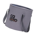 thumbnail image 2 of Cubo plegable kusrkot Gran Capacidad para Jardinería Actividades al Aire Libre Gris L 20L, 2 of 8