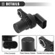 thumbnail image 5 of Sensor de posición Unique Bargains para Chrysler 200 2011-2013 ABS No.5033308AB Negro 2 piezas, 5 of 7