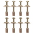 thumbnail image 1 of 8 Sets Bed Frame Spare Parts Bed Frame Threaded Pin Nut Kit For Bed Crib, 1 of 3
