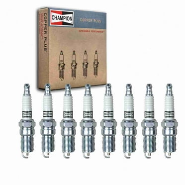 8 pc Champion Copper Plus Spark Plugs compatible with Lincoln Town Car 1991-1995