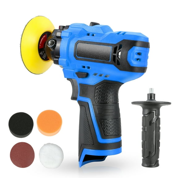 DNA Motoring WMT-TOOLS-00167, 12V Cordless Power Tool Polishers, 7800 RPM, 2-Speed