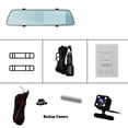 thumbnail image 3 of Car Rearview Mirror Video Recorder C for AMC order Dash Camera Dual Len Registrator, 3 of 4