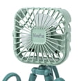 thumbnail image 2 of Ventilador De Cochecito Ventilador USB para cochecito, 5 V, 2,5 W, ventilador eléctrico de pulpo, enfriador de aire silencioso de 3 velocidades (verde B) Ehuebsd Libre de BPA, 2 of 6
