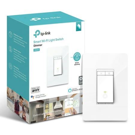 TP-Link - Kasa Wi-Fi Smart Light Switch / Dimmer - White