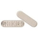 thumbnail image 1 of Caja de anillos de terciopelo Uxcell, estuche de joyería de viaje organizador de anillos con 11 compartimentos para propuesta de regalo de Navidad para mujeres, blanca, 1 of 7