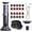 Black, variant on Electric Callus Remover and Nail Buffer Kit Portable Rechargeable Foot Care Tool for Dead Skin Removal and Nail Grooming
