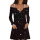 thumbnail image 1 of Vestido largo informal de manga larga con estampado estampado para mujer Fridja  NMB1204, 1 of 7