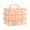Orange, variant on Mauxuk Jewelry Organizer Stand - Hanging Display Rack for Necklace, Bracelet, Earrings - Compact 5.9x5.9x4.92in Plastic Storage Shelf - Portable Jewelry Holder for Home & Travel