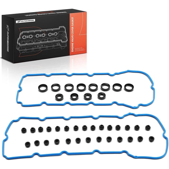 A-Premium Engine Valve Cover Gasket Set Compatible with Ford F-150 F150 2014-2017 5.0L, Mustang 2015-2017 5.0L 5.2L, Mustang 2018-2020 5.2L