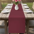 thumbnail image 4 of Red Solid Color Table Runner 90 Inches, Aesthetics Contemporary Luxury Bed Runner Dresser Scarves Tabletop for Indoor Outdoor Parties/Ceremony/Banquet, 13" x 90", 4 of 8