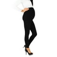 thumbnail image 6 of HANXIULIN Women's Maternity Leggings Seamless Yoga Pants Stretch Pregnancy Trousers Black XL, 6 of 7