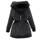 thumbnail image 4 of Chaquetas y abrigos casuales con capucha de manga larga para mujer, de longitud media, desmontables, de un solo uso, cortavientos de tres piezas, ropa de trabajo, chaqueta de algodón para mujer, 4 of 4