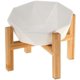 thumbnail image 1 of Cuenco para gatos, cuenco para gatos, cuenco para perros, cuenco para gatos, cuenco grande de cerámica para gatos, cuenco individual blanco + estante oso de fresa Electrónica, 1 of 5