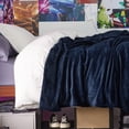 thumbnail image 4 of Manta polar Bedsure Twin XL, ligera, azul marino, 170 x 230 cm, 4 of 6