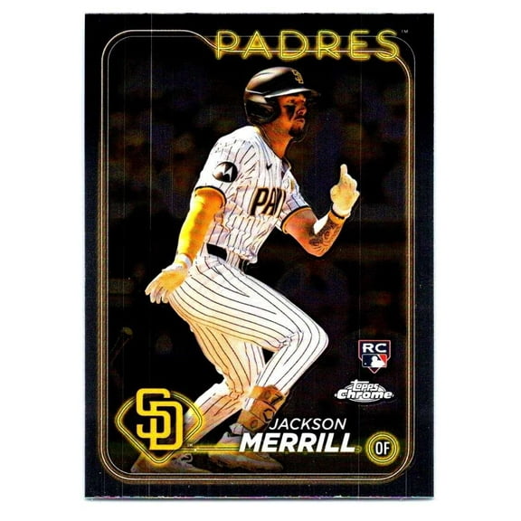 MLB 2024 Topps Chrome Baseball   Jackson Merrill #207 (Rookie)