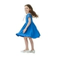 thumbnail image 4 of Gubotare Dresses for Girls Girls Dresses Short Sleeve Casual A-Line Party Dress (Blue,9-10 Years), 4 of 5