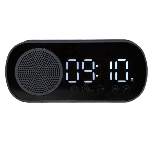 RELOJE DE AARMA Digital HIFI FM Radio Recargable 5.0 Altavoc