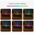 thumbnail image 3 of Portable Mini Essential Oil Diffusers With 150ml Water Tank Capacity USB Flame Air Humidifier Mist Sprayer Aromatherapy Machine For Home Office Bedroom (251 x 67 x 75mm), 3 of 9