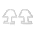 thumbnail image 2 of Résine Époxy, Réutilisable 2 Pcs Support de Lampe de Table en Silicone Facile à Libérer Brillant pour la Maison, 2 of 8