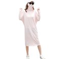 thumbnail image 4 of Cubierta de protección solar de seda de hielo rosa para mujer, ropa de protección solar fina, suave y transpirable para montar a caballo, 4 of 10