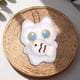 thumbnail image 3 of Llavero colgante de muñeco de juguete con ojos grandes y chirriantes de color blanco, 3 of 6
