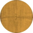 thumbnail image 1 of Ahgly Company Indoor Round Abstract Orange Modern Area Rugs, 6' Round, 1 of 4