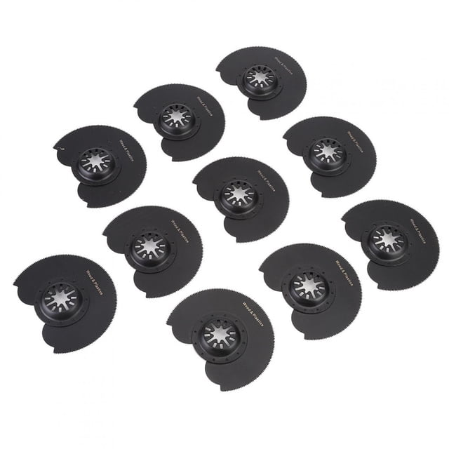 High Carbon Steel,10Pcs Semicircle High Carbon Oscillating Tool Saw Blade Future-Proof Design