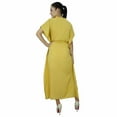 thumbnail image 6 of Bimba Women Long Solid Kaftan Soft Cotton Beach Cover Up Caftan Maxi, 6 of 6