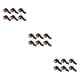 thumbnail image 1 of Cinta de kinesiología Wosthever 6 rollos para protección eficaz de los músculos tobillos parche muscular marron oscuro 3,8 cm * 5 m, 1 of 6