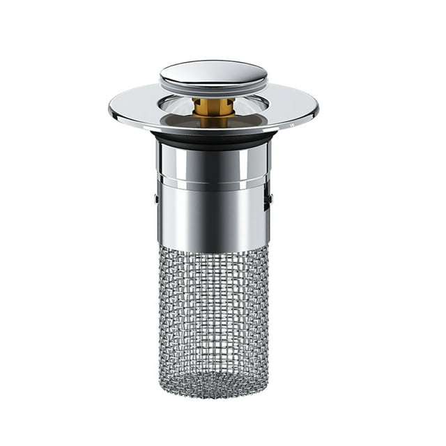 ¡Venta caliente! Tapón de fregadero, filtro y colector de acero inoxidable enchufable y a presión