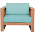 thumbnail image 5 of Meridian Furniture Anguilla Blue Water Resisting Outdoor Chair, 5 of 9