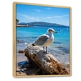 thumbnail image 2 of Designart "Gull'S Seaside Vista II" Coastal Floater Framed Canvas Wall Art, 2 of 5
