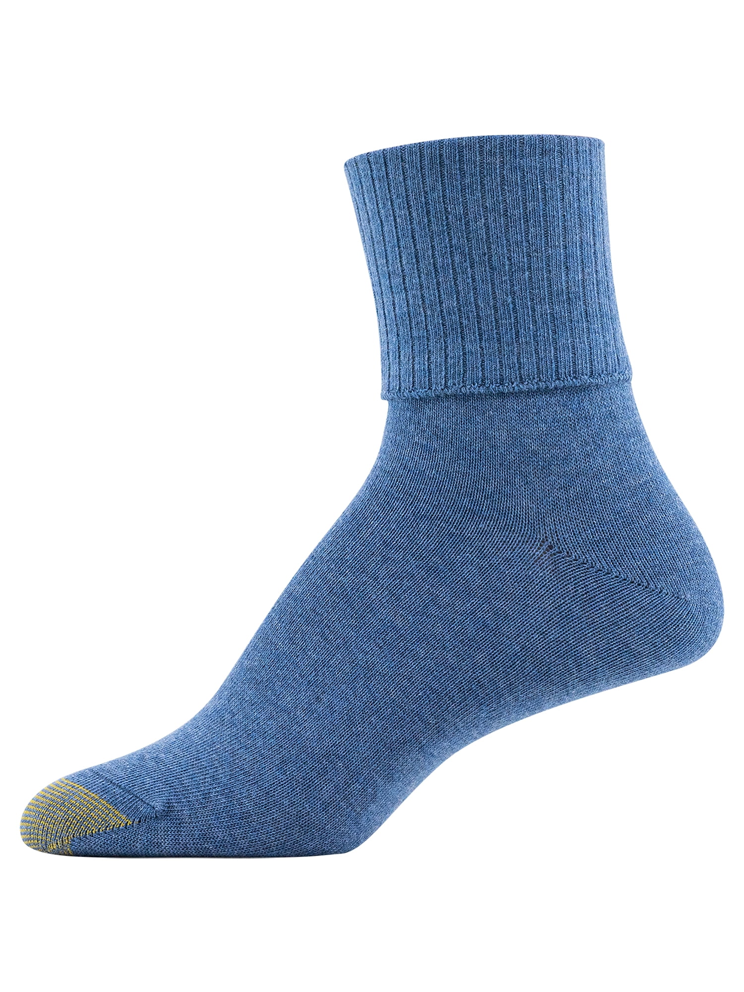 Goldtoe Edition Womens Classic Turn Cuff Socks, 6 Pairs