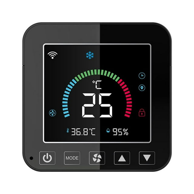 keepw Smart Thermostat LCD Affichage WiFi Sans Fil Commande Vocale Programmable Synchronisation Détecteur Électronique