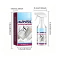thumbnail image 2 of Bathroom Foam Cleaner Spray for Glass Doors, Bathtubs, Tiles, Sinks and Faucets, Clinging Foam for Soap Scum, Limescale and Grime, Streak-Free Bathroom Cleaning, 2 of 6