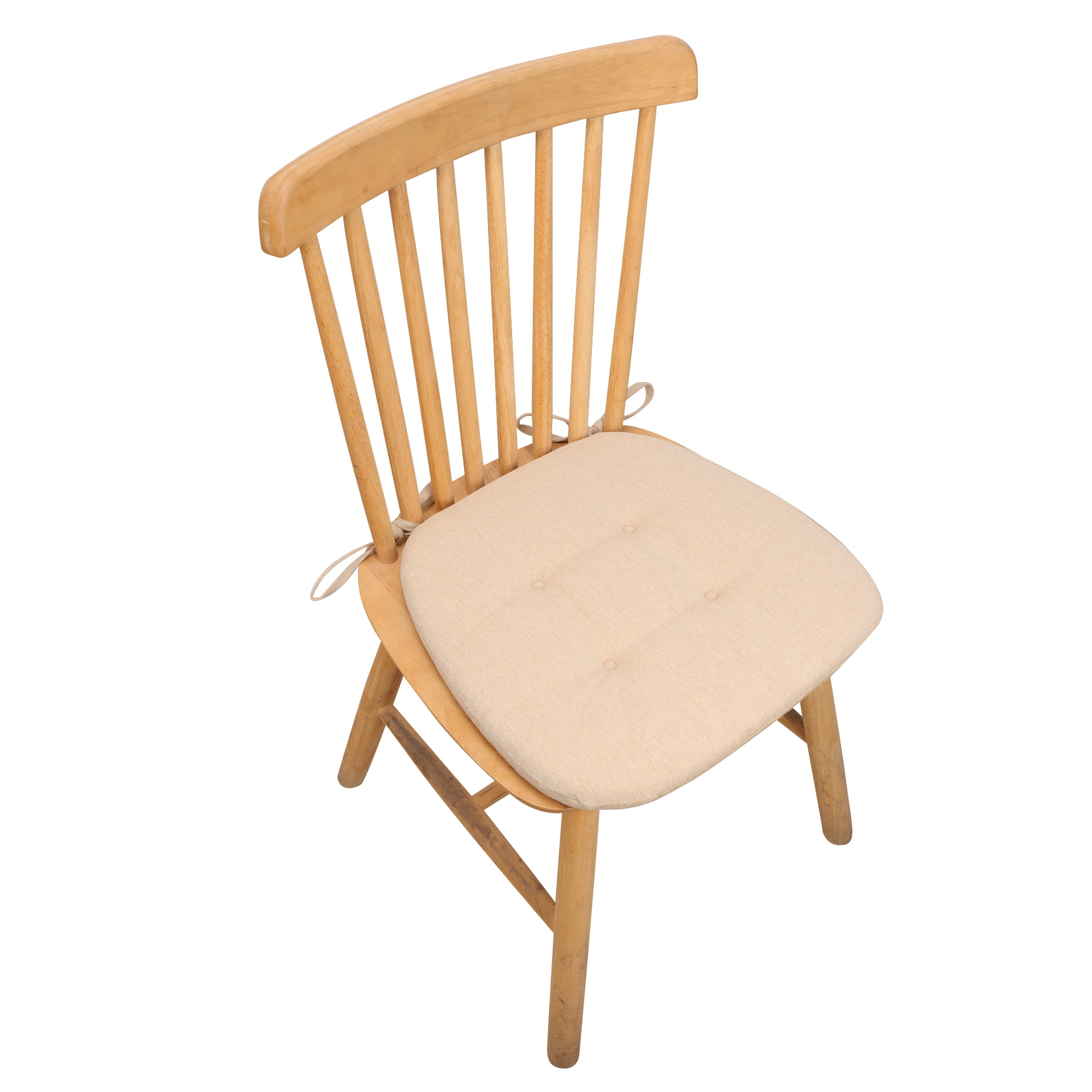 LELINTA Patio Seat Cushions D16 x W17 Inches Outdoor Chair Pads All Weather Chair Cushions for Garden Patio Furniture Chair Home Set of 4