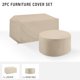 thumbnail image 4 of Set de 2 fundas impermeables Crosley para muebles, color canela, 4 of 7