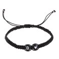thumbnail image 4 of unbranded Initial Bracelets Trenzados Color Negro Con Estilo Sofisticado Para Uso Diario Y Eventos, 4 of 6
