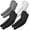 4 Pairs - 2 Black+dark Gray+white, variant on Arm Sleeves, Cooling UV Sun Protection Sports Compression for Men/Women