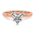 thumbnail image 4 of IGI Certified 4 Carat Heart Shape Lab Grown Diamond Engagement Ring | 14K Rose Gold | Solitaire Diamond Ring | FG-VS1-VS2 Quality Friendly Diamonds, 4 of 6
