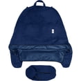 thumbnail image 7 of XXL Husband Pillow Cover Aspen - Reversible Micro Plush to Microsuede - Side and Back Pockets - Perfect Fit for the XXL Bed Rest Pillow - Convenient Handle for Carrying, Dark Blue, 7 of 7