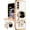 White, variant on for Samsung Galaxy S22 Plus Case with Astronaut Stand, Women Girls for Galaxy S22 Plus Cases, Girly Cute 6D Outer Space Heart Pattern Phone Cover for S22 Plus 6.6 Inch White