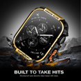 thumbnail image 3 of Funda metálica resistente Suitisbest para Apple Watch de 45 mm con vidrio 9H, 3 of 7